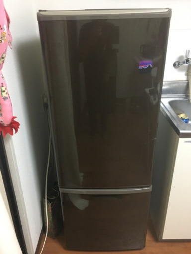 冷蔵庫 National NR-B170W 168リットル