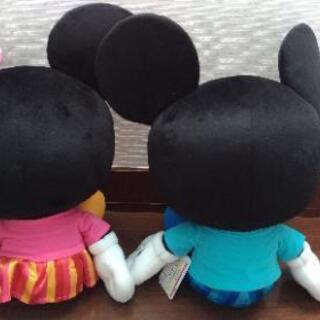 ミッキーミニーぬいぐるみ（ディズニーリゾート35周年記念）の画像