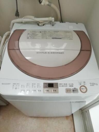 SHARP７キロ洗濯機