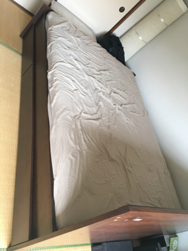 【値下げしました】IKEA 収納付きダブルベッド ※追記有