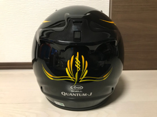 新品 未使用 アライ ヘルメット フルフェイス クァンタム  ピンストライプ