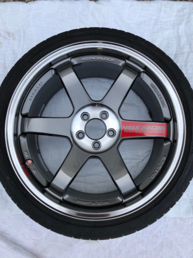 美品！！ TE37SL 18インチ 9.5J オフセット45 PCD100