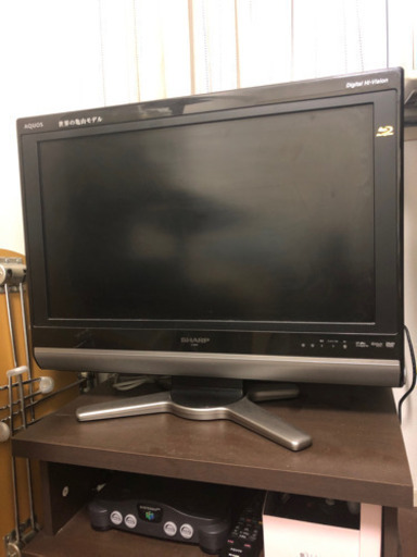 ブルーレイ搭載★SHARP AQUOS★26型液晶テレビ★取説なし・リモコン付き★信頼の亀山モデル！