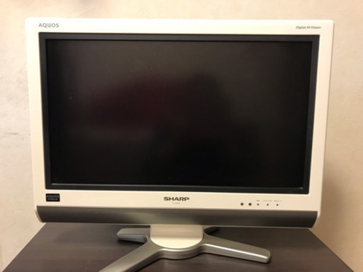 美品・SHARPアクオス・20インチ・リモコン付