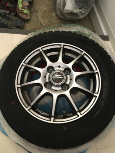 スタッドレスタイヤ 社外アルミ 155-65-R13 ゼスト LIFE