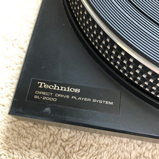 Technics レコードプレーヤー値下げしましたの画像