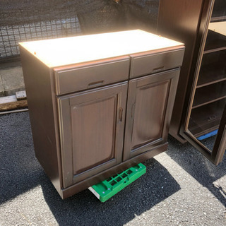 食器棚中古  値下げ致しました。