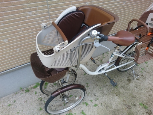 子供乗せ 三人乗り 自転車 バンビーナ ミムゴ 三輪 前二輪 Bambina ☆オシャレ☆