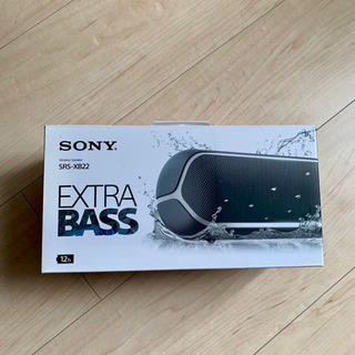 新品！美品！スピーカー、Sony Xb22、Bluetooth、黒の画像