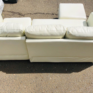 オットマン付L字3人掛け✨早い者勝ち‼️の画像