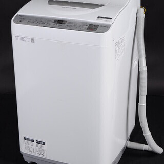 R-FE056 19年製 シャープ 5.5kg タテ型 洗濯乾燥機 ES-TX5C 
