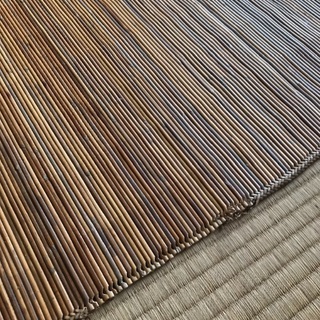 ◆籐の敷物◆江戸間4.5畳◆261×261の画像