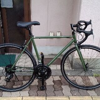 700c ロードバイク 21speed/モスグリーン
