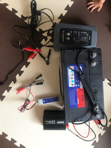 ソーラーパネル ディープサイクルバッテリー