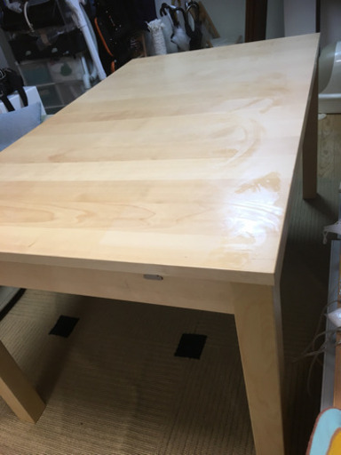 【お取引終了】 IKEA ダイニングテーブル セット！伸縮可！