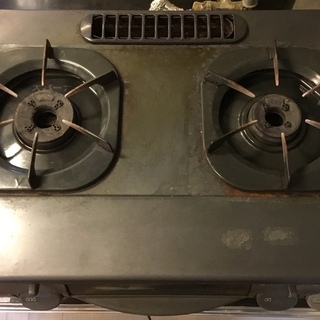 2口ガスコンロ 都市ガス リンナイ KGS-4000GF 
