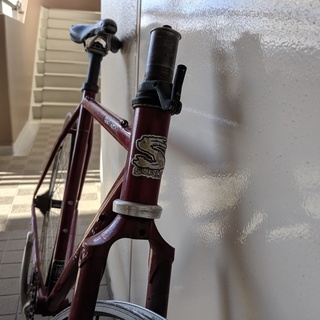 SURLY CROSS CHECK BLOOD RED フレームとフォークの画像