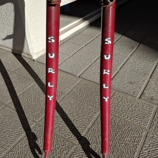 SURLY CROSS CHECK BLOOD RED フレームとフォークの画像