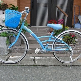 中古自転車販売山形市天童市寒河江市　女の子用　ＢＳ2４インチ　ブ...