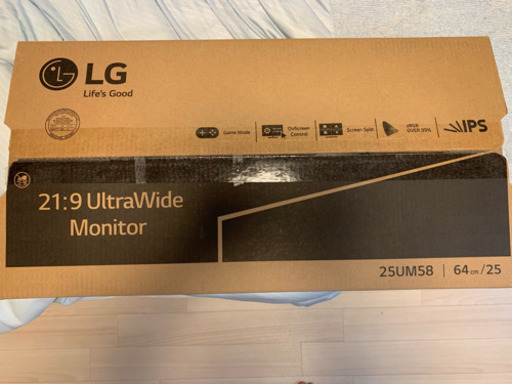 LGモニター 21:9ウルトラワイドモニター 25インチ 美品
