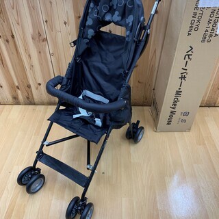 319987　西松屋　ベビーバギー　ミッキーマウス　ベビーカー　...