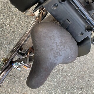 26インチ自転車　前後チャイルドシート　3段変速ギア　の画像