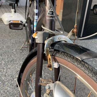 26インチ自転車　前後チャイルドシート　3段変速ギア　の画像