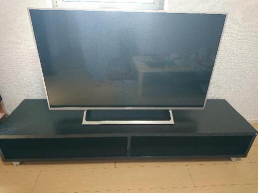 BRAVIA ブラビア 4kテレビ 2017年製 43インチ 43X8000E ウォームシルバーモデル テレビ台セット