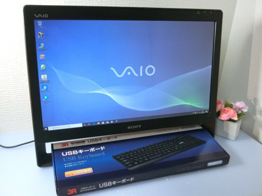 SONY VAIO 液晶一体型 パソコン 21.5インチ フルHD 4GB 500GB