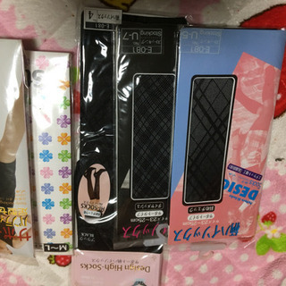 ストッキング、ハイソックス 未使用Ｍ〜Lの画像