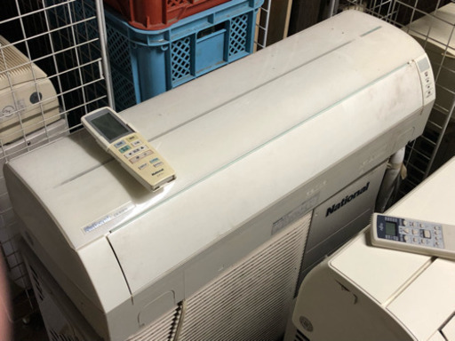 取付込！1ヶ月保証！ナショナル CS-X287A-W お掃除ロボ付！完全分解清掃渡し！冷房8畳～12畳 冷暖房エアコン 2.8Kw