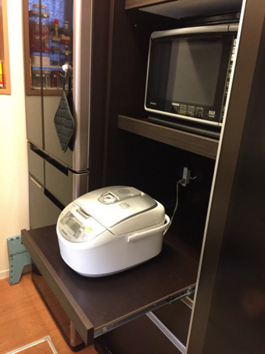 松田家具 レンジボード食器棚