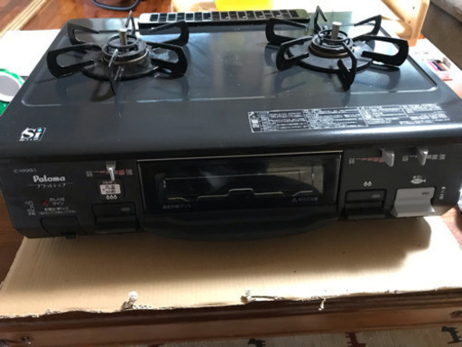 決まりました パロマ ガスコンロ ガステーブル IC-N90K-BL ガス台 魚焼きグリル未使用