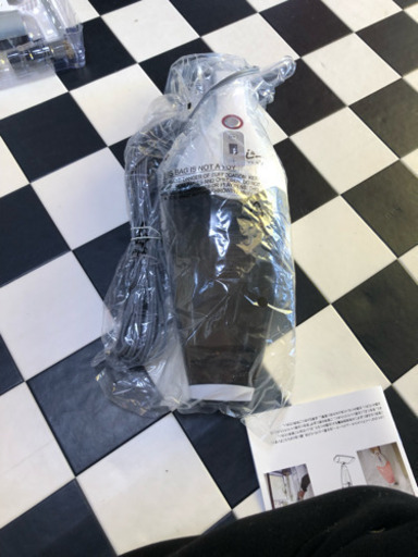 【リサイクルサービス八光　田上店　安心の1か月保証　配達・設置OK】ハイブリッドスチームクリーナー (ブラック) 次世代型スチームモップ ハンディ スタンド スチーム掃除機 除菌＆掃除