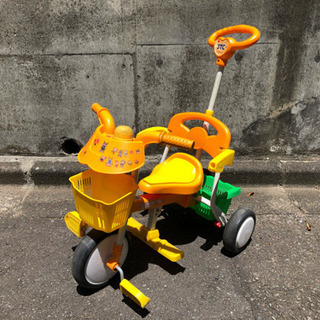 子供用 アンパンマンシール付き JTC社製三輪車 