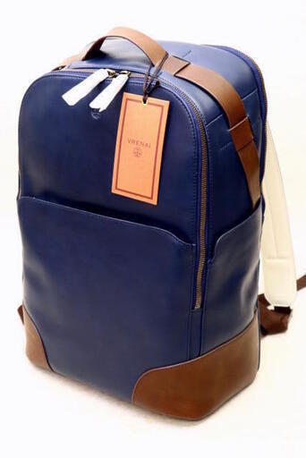 未使用品 VRENAI 革製高級リュックサック ビジネス MADE IN JAPAN 株式会社 榮伸 定価48000円 konosaki