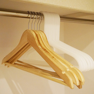 無印良品・ニトリ　ハンガー(17本)の画像