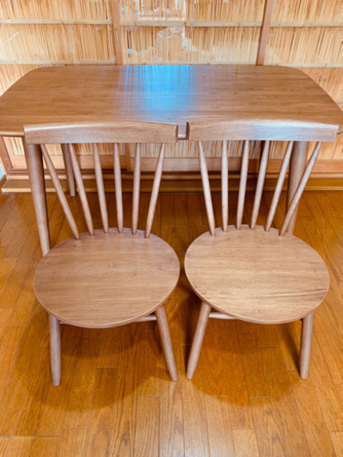 美品 ニトリ ダイニングテーブル チェア セット