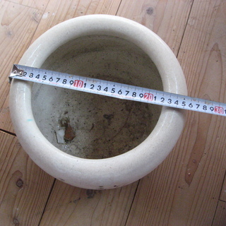 火鉢？　口直径260ｍｍ　代理出品です。の画像