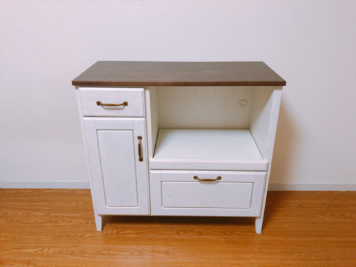 元値5万円！高機能レンジボード付き食器棚【お値下げ交渉対応可】