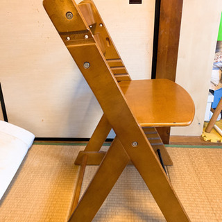『日本育児 木製ハイチェアⅡ』の画像