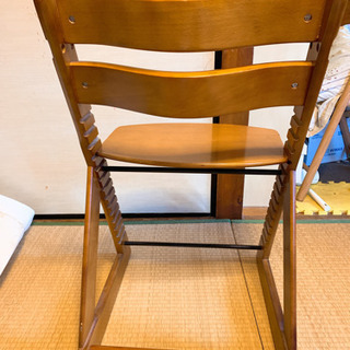 『日本育児 木製ハイチェアⅡ』の画像