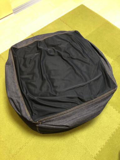 無印良品 カバー付き デニム 黒