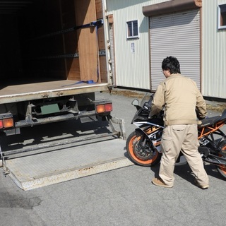 北海道内格安バイク輸送！！　農機やバギーもOK！！の画像