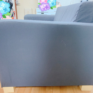 終了★０円★ベッドにもなるソファーお譲りしますの画像