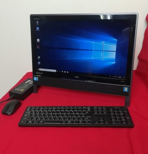 名古屋近郊無料持参★【美品！NEC製！】快速！インテルi5のハイスペックな一体型デスクトップPCフルセットをお安く提供♪ ～初心者にもオススメ！実物を見てから判断ＯＫ！セッティングもします！　★インターネットもExcel ・Wordもバッチリ使えます！Wi-Fi(無線)も繋がります！ １週間保証します！