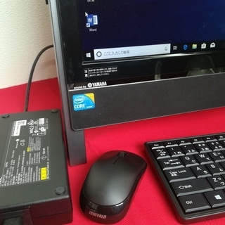 名古屋近郊無料持参★【美品！NEC製！】快速！インテルi5のハイスペックな一体型デスクトップPCフルセットをお安く提供♪ ～初心者にもオススメ！実物を見てから判断ＯＫ！セッティングもします！　★インターネットもExcel ・Wordもバッチリ使えます！Wi-Fi(無線)も繋がります！ １週間保証します！の画像