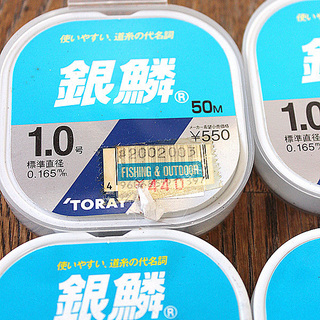 未使用テグス　１，０号　６巻の画像