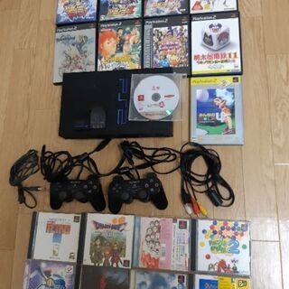 【ご成約】PS2本体＋ソフト17本セット