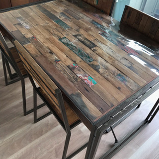 値下げしました］d-Bodhi インダストリアル ダイニングテーブルセット